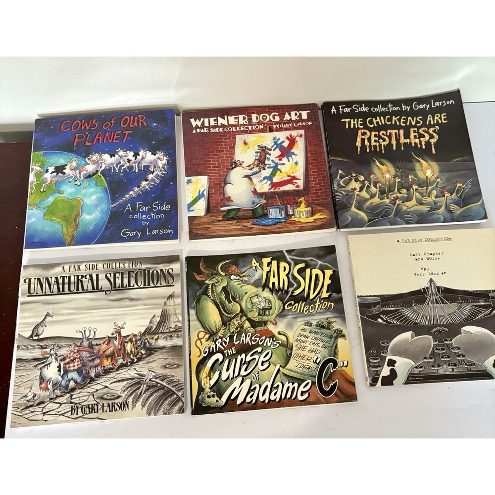 The Far Side, Gary Larson. Bundle of 6 Comic Books Paperback